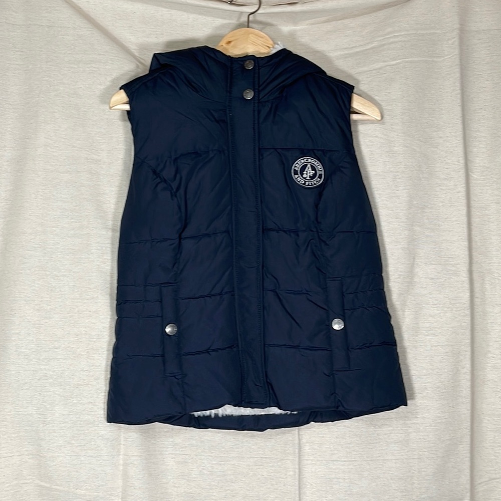 Abercrombie and Fitch Hooded Sherpa Vest